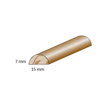 Moldura media caña 5020 10 mm x 20 mm ayou 2,50 - Suinplas