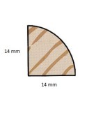 Moldura junquillo 5044 8x8 ayous 2,50 - Suinplas