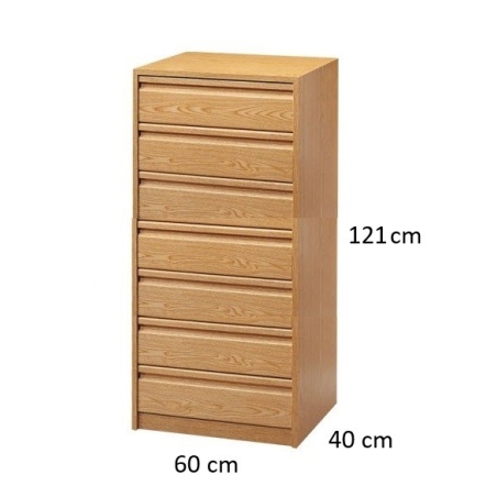 Cajonera 40 x 40 cm 7 cajones - Suinplas