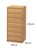Cajonera 40 x 40 cm 7 cajones - Suinplas