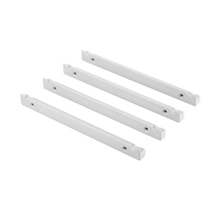 Escurreplatos pvc blanco con guias para mueble   40 cm -...