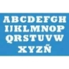 Plantilla stencil 21x34 abecedario    - Suinplas
