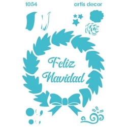 Plantilla stencil 20x28.,5 navidad   - Suinplas