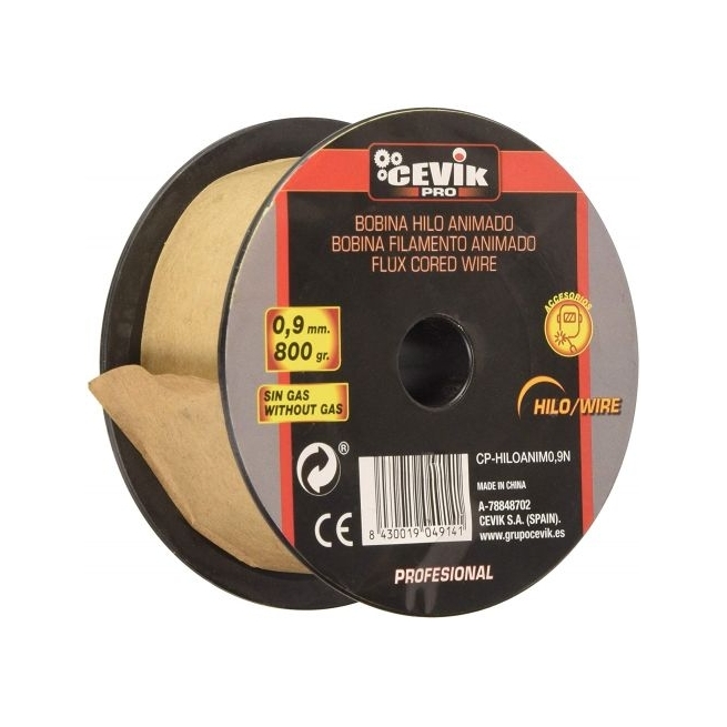 Hilo de soldadura  bobina  animado  0,9 mm. 800 gr. - Sui...