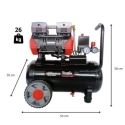 ompresor Silencioso 24L 2HP CEVIK PRO CA-PRO27XS 