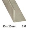 Angulo 15x15 1m acero inox  18/8 - Suinplas