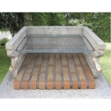 Parrilla extensible zinc 60x40 cm - Suinplas