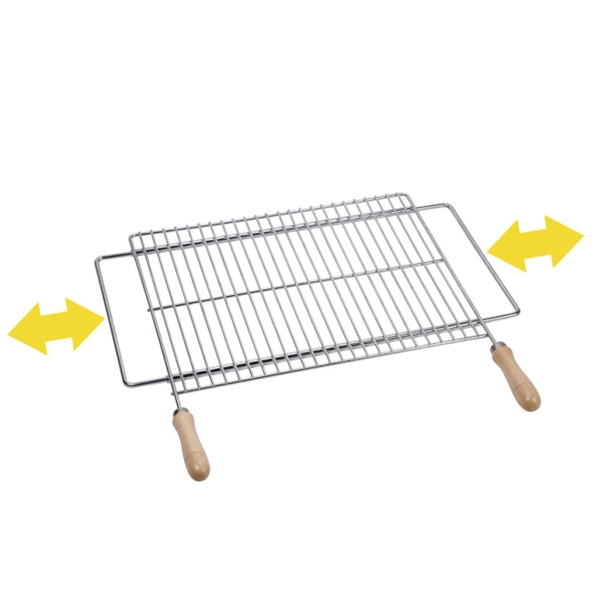Parrilla extensible zinc 60x40 cm - Suinplas