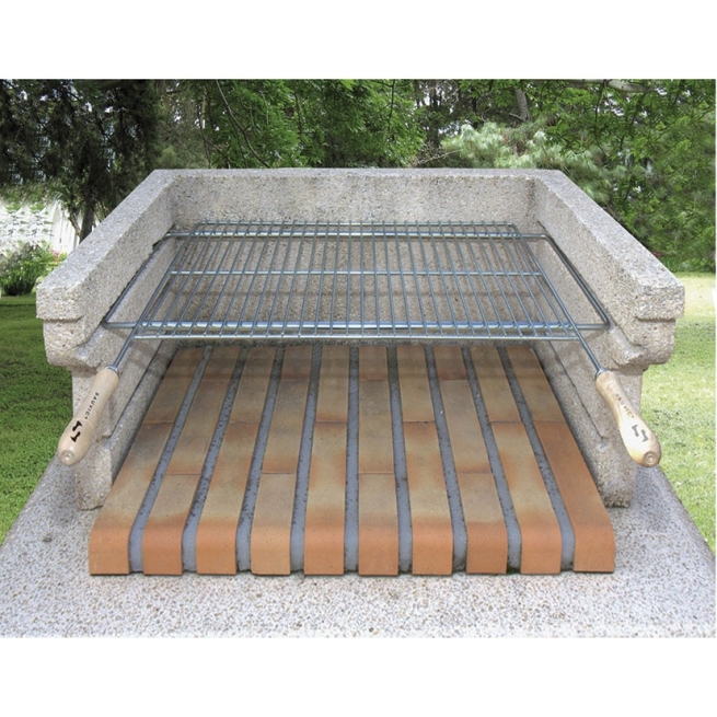 Parrilla extensible zinc 70x40 cm - Suinplas