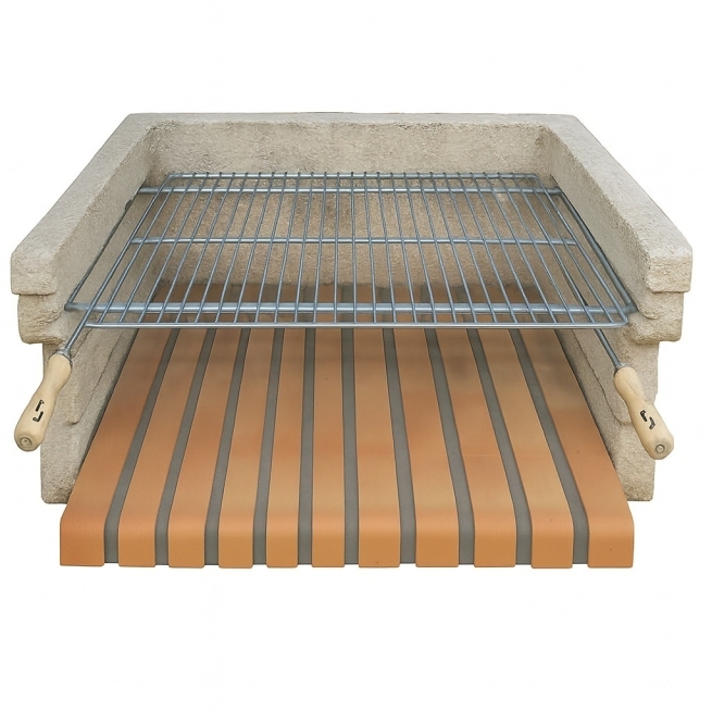 Parrilla extensible zinc 70x40 cm - Suinplas