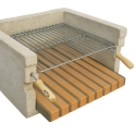 Parrilla extensible zinc 70x40 cm - Suinplas