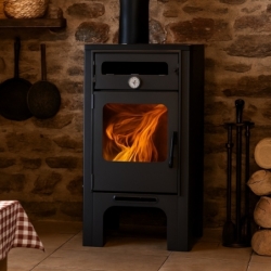 Estufa de leña con horno firenze premium - Suinplas