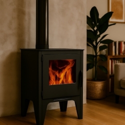 Estufa de leña frankfurt eco design - Suinplas