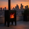 Estufa de leña frankfurt eco design - Suinplas