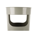 Paraguero de polipropileno gris claro 45cm alto - Suinplas