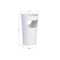 Paraguero de polipropileno gris claro 45cm alto - Suinplas