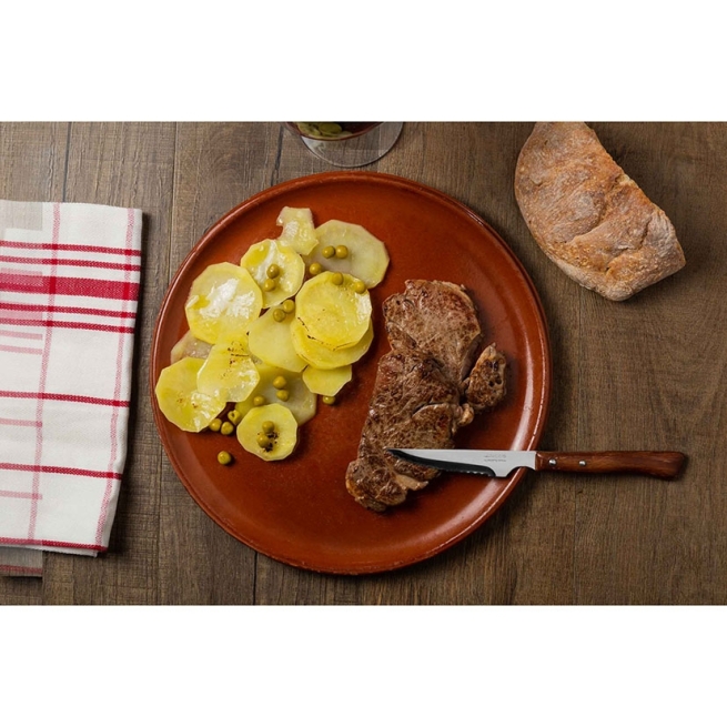 Cuchillo Chuletero ARCOS 11 cm Acero Inox y Madera- Suinplas