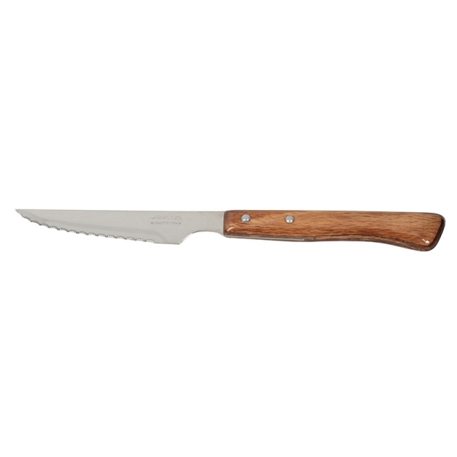 Cuchillo Chuletero ARCOS 11 cm Acero Inox y Madera- Suinplas