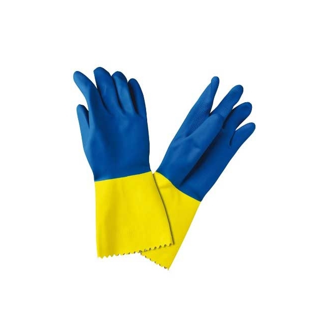 Guante latex bicolor reforz t6 - Suinplas