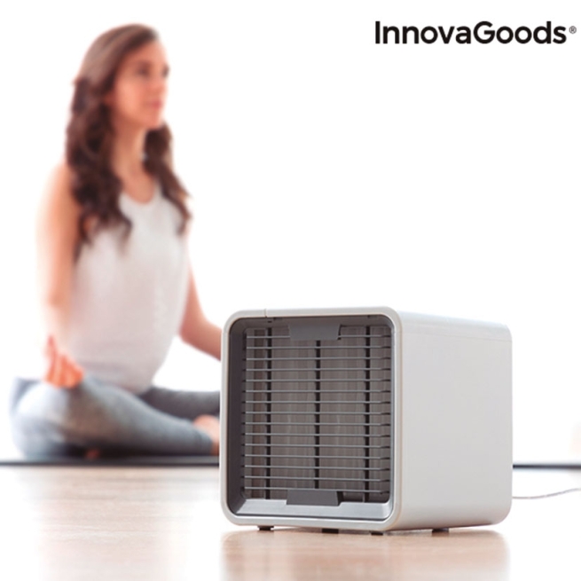Mini climatizador  evaporativo  portatil led    - Suin...