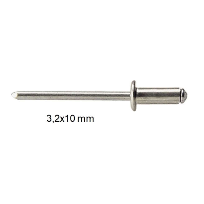 Remache aluminio 3,2x10 ecoblister 115ud - Suinplas