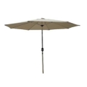 Parasol aluminio ø 270 mm  beige  apert. manivela - Suinplas