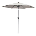 Parasol aluminio ø 250 mm  crudo con manivela - Suinplas