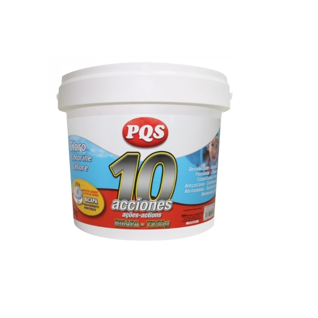 Cloro 10 acciones  bicapa bote de  5kg - Suinplas