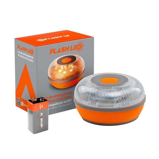 Luz de emergencia coche  flash sos  conectada - Suinplas