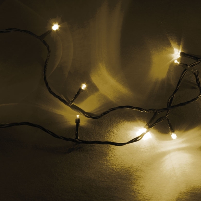 Navidad iluminación  árbol 80 led calida - Suinplas