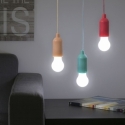 Lampara bombilla portatil c/cordon color surtido - Suinplas