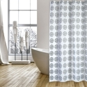 Cortina baño polierter  180x200 begonia gris - Suinplas