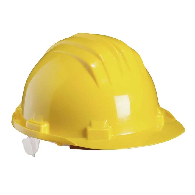 Casco de seguridad obra amarillo - Suinplas