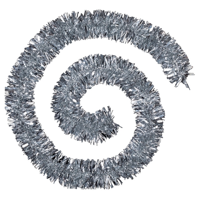 Guirnalda navidad 2m plata - Suinplas