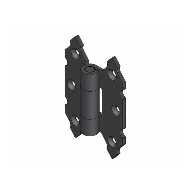 Bisagra rustica negro forja 90 mm x 60 mm - Suinplas