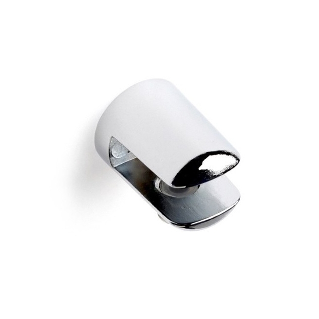 Soporte fijo para baldas de cristal cromo 2und - Suinplas