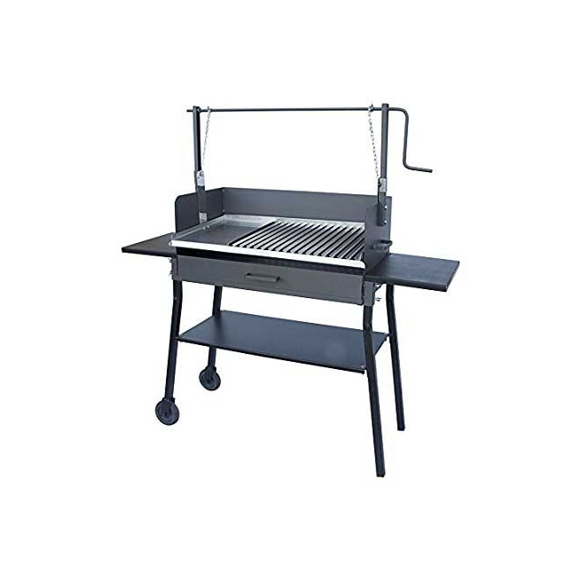 Barbacoa cadenas 600 con ruedas - Suinplas