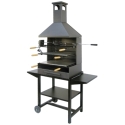 Barbacoa chimenea metal parrillas y asador electrico - Su...