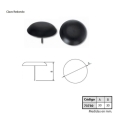 Clavo redondo para puerta 30mm negro  10 ud - Suinplas