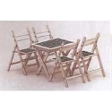 Madera recortable 4010-12 mesa + 4 sillas   - Suinplas