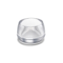 Conteras redonda exterior  18mm transparente  8 und - Sui...