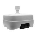 Base parasol abs  con ruedas 50 lts - Suinplas