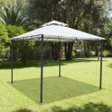 Pergola metal y tela  de 3x3   falesia x - Suinplas