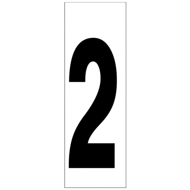 Numero adhesivo  46x140mm nº  2 - Suinplas