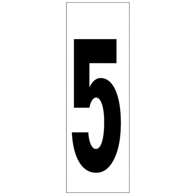 Numero adhesivo  46x140mm nº  5 - Suinplas