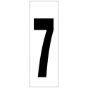 Numero adhesivo  46x140mm nº  7 - Suinplas
