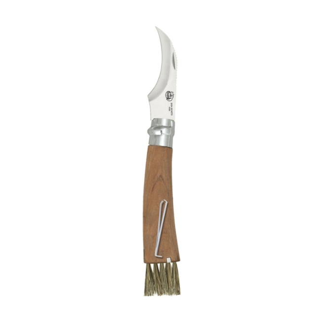Navaja para setas con cepillo y  bolsa  8cm - Suinplas