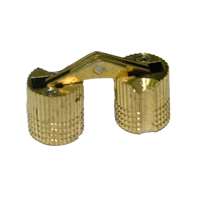 Bisagra invisible 180º laton 2 ud - Suinplas