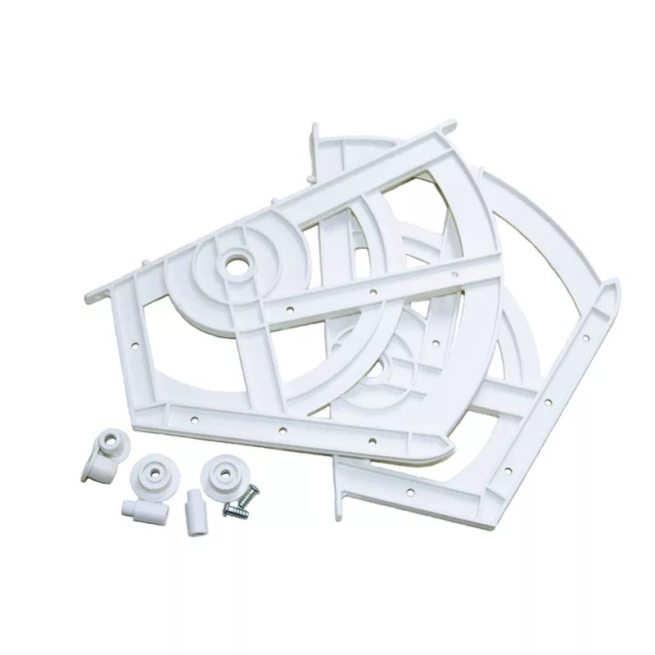 Compas para mueble zapatero  de  2 baldas  blanco - Suinplas