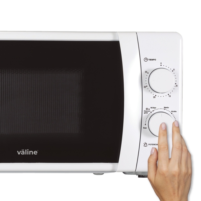 Microondas valvika mecanico 20l 700w  blanco - Suinplas